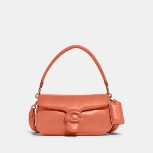 Coach Pillow Tabby 26 in light coral